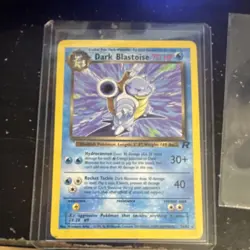 Pokemon TCG Dark Blastoise 3/82 Team Rocket 70 HP Non Holo Rare Non Holo Card - Image 1