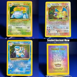 Original 151 Pokemon Cards 1999 [NM-LP] 100% Complete Set + Ancient Mew + 1st Ed - Image 2