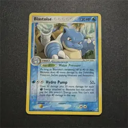 Pokemon Blastoise EX Crystal Guardians 014/100 Holo Rare 120 HP Card 2006 - Image 1