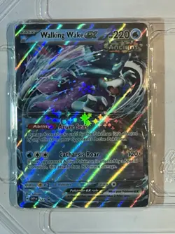 Pokemon TCG Walking Wake EX 129 Black Star Promo Card (NM Condition) - Image 1
