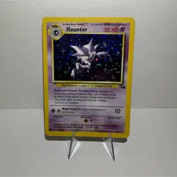Pokemon TCG Haunter Fossil Holo Rare 6/62 English 1999 WOTC Card Unlimited - Image 1