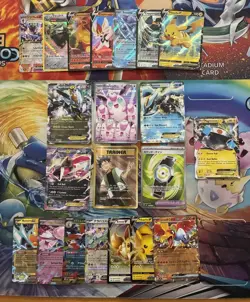 Pokemon Card Lot Full Art Alt Art Fire Wigglytuff Pikachu Eevee - Image 1