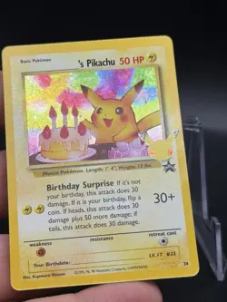 Pokemon TCG Birthday Pikachu Celebrations Classic Collection Promo Card #24 EU3 - Image 2