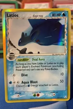 Latios Delta Species 12/110 2006 EX Holon Phantoms Pokemon TCG Card Holo RARE NM - Image 1