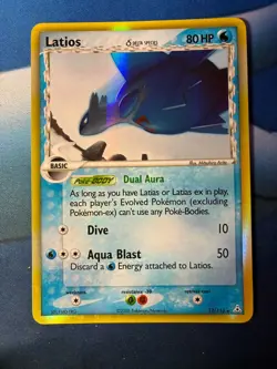 Latios Delta Species 12/110 2006 EX Holon Phantoms Pokemon TCG Card Holo RARE NM - Image 4