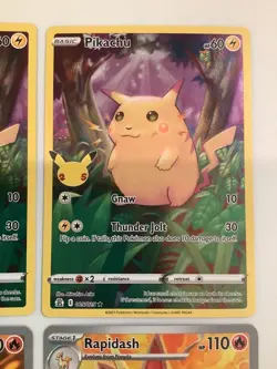 (4 Cards) Pokemon Pikachu - Rapidash - Blaziken card lot Black Star Promo - Image 3