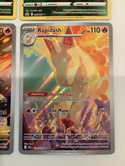 (4 Cards) Pokemon Pikachu - Rapidash - Blaziken card lot Black Star Promo - Image 5