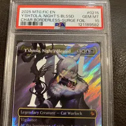 PSA 10 Magic the Gathering Yshtola Nights Blessed Surge Foil 215 Final Fantasy - Image 3