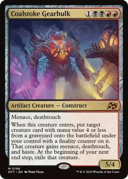 1x Coalstoke Gearhulk - Foil - Aetherdrift - Near Mint, English - MTG! - Image 1