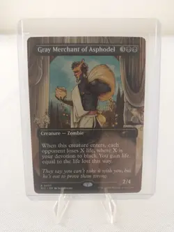 MTG Magic the Gathering Gray Merchant of Asphodel An Encyclopedia of Magic NM - Image 1