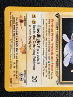 Pokemon Neo Genesis 38/111 Lanturn 1st Edition Pokemon Card - Image 3