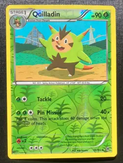 Quilladin 10/162 Pokemon Breakthrough Reverse Holo Uncommon TCG LP - Image 1