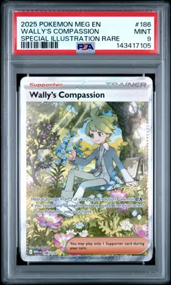 2025 POKEMON MEGA EVOLUTION SPECIAL ILLUSTRATION RARE WALLY'S COMPASSION PSA 9 - Image 1