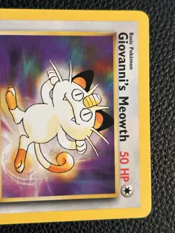Pokemon TCG Giovanni's Meowth Gym Challenge 1st Edition Common Card 74/132 Mint - Image 2