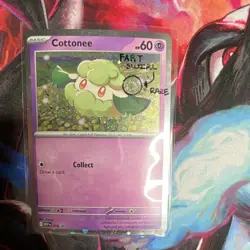 Pokemon Cottonee Cosmos | FART SWIRL | Holo 018 Mega Evolution Promo - Image 1