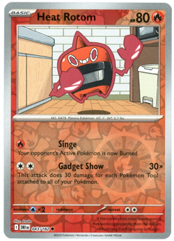 Heat Rotom (Reverse Holo) - 043/182 - Destined Rivals - NM/M - Pokemon - Image 1