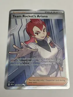 Team Rocket's Ariana 224/182 Sv10: Destined Rivals Holo Pokemon TCG NM - Image 1