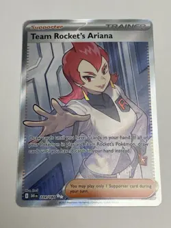 Team Rocket's Ariana 224/182 Sv10: Destined Rivals Holo Pokemon TCG NM - Image 4