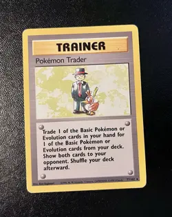 Pokemon Trader Rare 77/102 Base Set Pokemon NM WOTC - Image 1