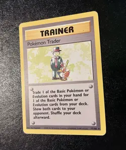 Pokemon Trader Rare 77/102 Base Set Pokemon NM WOTC - Image 2