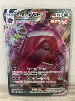 Pokemon Gengar VMAX 157/264 Swsh08: Fusion Strike Holo - Image 1