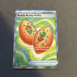 Pokemon TCG: Mega Evolution - Buddy-Buddy Poffin (167/132) Full Art Holo Rare - Image 1