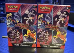 Pokemon TCG Scarlet & Violet Destined Rivals Sealed Booster Bundle (Lot of 2) - Image 1