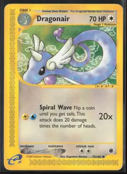 Dragonair 75/165 Uncommon Non-Holo E-Reader Expedition Pokemon - Image 1