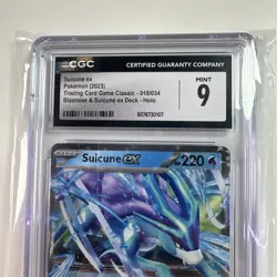 2023 Pokemon Classic Collection Suicune ex #010/034 CGC 9 - Image 2