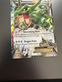 Pokemon Rayquaza EX 75/108 Roaring Skies Ultra Rare Holo 170 HP English 2015 - Image 2