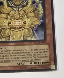 Exxod, Master Of The Guard - Ultra Rare 1st Edition SD7-EN001 - MP - YuGiOh - Image 4