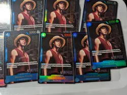 One piece Monkey D.Luffy P-055 Live Action Premium English Card Foil NM - X10 - Image 2