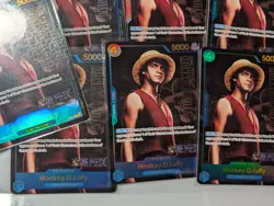 One piece Monkey D.Luffy P-055 Live Action Premium English Card Foil NM - X10 - Image 3