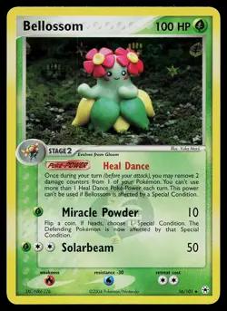 Pokemon Card - Bellossom Hidden Legends 16/101 Rare Reverse Holo - Image 1