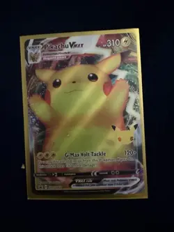 Pokemon Surfing Pikachu V & Pikachu VMAX Celebrations Promo Foil Cards Lot of 2 - Image 2