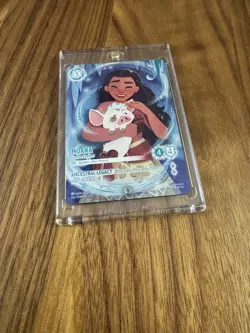 Disney Moana-Curious Explorer Character Card Lorcana TCG Moana & Pua 242/204 - Image 3