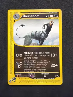 Houndoom - 12/144 - Pokemon Skyridge Non-Holo Card NM+ - Image 2
