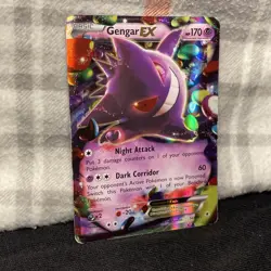 Pokemon TCG Gengar EX 34/119 Phantom Forces Ultra Rare Card - Image 2