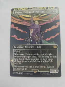 [1x] Ultima, Origin of Oblivion - Foil - Borderless Near Mint, English UB: Final - Image 1