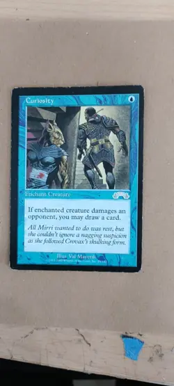 Curiosity - Exodus - Magic the Gathering MTG - Image 1
