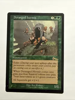 Deranged Hermit - Magic the Gathering MtG - Urza's Legacy - DAMAGED - Image 1