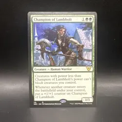 Champion of Lambholt R Commander: Kamigawa: Neon Dynasty 115 - Image 1