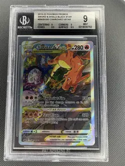 Pokemon Charizard VSTAR SWSH262 SWSH: Sword & Shield Promo Cards Holo BGS 9 MINT - Image 1