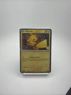 Pokemon TCG- Pokemon Day 30th Anniversary - Pikachu 051 /162 Stamped 2026 Promo - Image 1