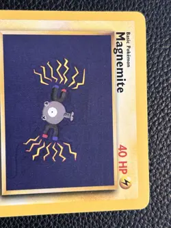 Pokemon TCG Team Rocket Unlimited Magnemite 60/8 Common WOTC Regular 1st Edition - Image 2