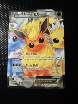 2016 POKEMON GENERATIONS #RC28/RC32 FLAREON EX ULTRA RARE - Image 1