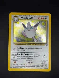 Pokemon Wigglytuff Jungle 16/64 Holo Rare – LP - Image 1