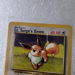 POKEMON LT SURGE'S EEVEE 51/132 TRADING CARD - Image 2
