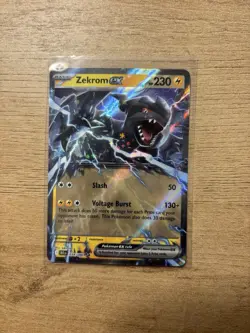 Pokemon TCG Zekrom ex 034/086 Holo Double Rare Black Bolt - Image 1