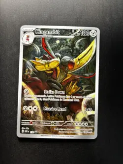 Pokemon Kingambit 130 SV Promo Holo 180HP Scarlet & Violet English TCG - Image 1